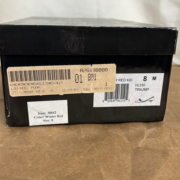 Hype low heel pumps Winter Red 8 - Picture 8 of 17